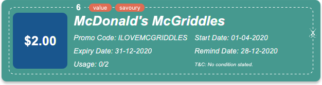 ug mcdonalds mcgriddles